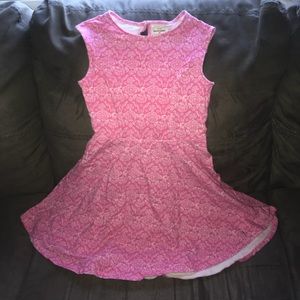 Abercrombie kids pink skater dress